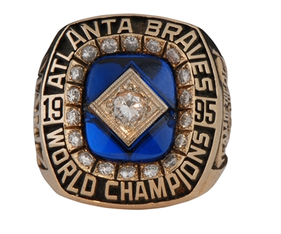 1995 Atlanta Braves World Series Championship  Ring - Jim Martz